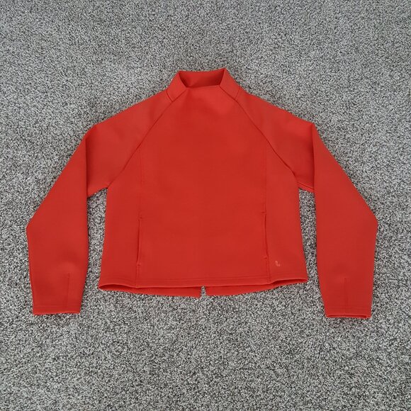 NWT LOLE Spacer Funnel Neck Turtleneck Pullover Top Sweatshirt Pockets Cropped - Picture 7 of 15